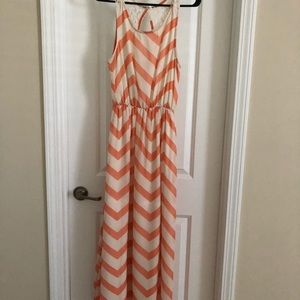 Super cute and flirty peach dress